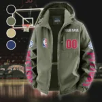 Sport Spirit Family Fleece Windbreaker Jacket, Weather-Guard Fleece HVN1436DP - Green