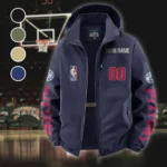 Sport Spirit Family Fleece Windbreaker Jacket, Weather-Guard Fleece HVN1436DP - Navy