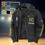 Net Drive Flannel Hoodie, Warm Fan Flannel Hoodie HVN1436GS - Black