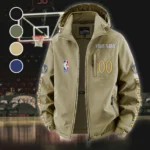 Net Drive Fleece Windbreaker Jacket, Thermal Wind-Deflector HVN1436GS - Khaki
