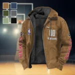 Bold Court Energy Flannel Hoodie, Cold Game Day Hoodie HVN1436HR - Camel