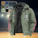 Bold Court Energy Flannel Hoodie, Cold Game Day Hoodie HVN1436HR - Light Green