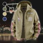 Bold Court Energy Fleece Windbreaker Jacket, Dynamic Trail Runner's Shell HVN1436HR - Khaki