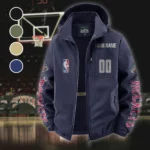 Bold Court Energy Fleece Windbreaker Jacket, Dynamic Trail Runner's Shell HVN1436HR - Navy