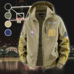 Game Ready Spirit Fleece Windbreaker Jacket, High-Output Training Jacket HVN1436IP - Khaki
