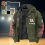 Basketball Lifestyle Family Flannel Hoodie, Athletic Lifestyle Fan Hoodie HVN1436LA - Green