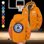 Basketball Lifestyle Family Winter Fleece Jacket, Multi-Sport Winter Layer HVN1436LA - Orange