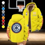 Basketball Lifestyle Family Winter Fleece Jacket, Multi-Sport Winter Layer HVN1436LA - Yellow