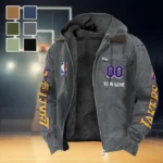 Rising Fan Pride Flannel Hoodie, Classic Flannel Sport Hoodie HVN1436LA - Gray