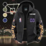 Rising Fan Pride Fleece Windbreaker Jacket, Multi-Sport Weather Jacket HVN1436LA - Black