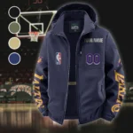 Rising Fan Pride Fleece Windbreaker Jacket, Multi-Sport Weather Jacket HVN1436LA - Navy