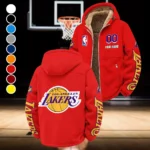 Rising Fan Pride Winter Fleece Jacket, Technical Mid-Layer Jacket HVN1436LA - Red