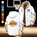 Rising Fan Pride Winter Fleece Jacket, Technical Mid-Layer Jacket HVN1436LA - White