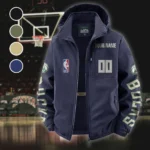 Athletic Sport Lifestyle Fleece Windbreaker Jacket, Expedition Wind Fleece HVN1436MB - Navy