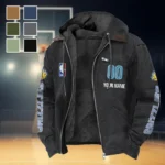 Everyday Hoop Culture Flannel Hoodie, All-Season Fan Hoodie HVN1436MG - Black