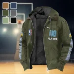 Everyday Hoop Culture Flannel Hoodie, All-Season Fan Hoodie HVN1436MG - Green