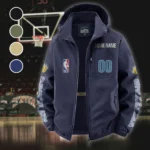 Everyday Hoop Culture Fleece Windbreaker Jacket, Endurance Sport Barrier HVN1436MG - Navy