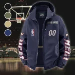 Loyal Fan Energy Fleece Windbreaker Jacket, Cold-Air Cycling Shell HVN1436MH - Navy