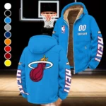 Loyal Fan Energy Winter Fleece Jacket, All-Mountain Sport Jacket HVN1436MH - Cyan