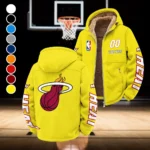 Loyal Fan Energy Winter Fleece Jacket, All-Mountain Sport Jacket HVN1436MH - Yellow
