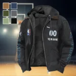 Bold Supporter Nation Flannel Hoodie, Game Ready Flannel Hoodie HVN1436MT - Black