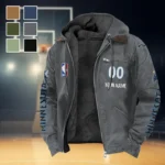 Bold Supporter Nation Flannel Hoodie, Game Ready Flannel Hoodie HVN1436MT - Gray