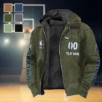 Bold Supporter Nation Flannel Hoodie, Game Ready Flannel Hoodie HVN1436MT - Green