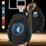 Bold Supporter Nation Winter Fleece Jacket, Cross-Training Thermal Zip HVN1436MT - Black