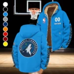 Bold Supporter Nation Winter Fleece Jacket, Cross-Training Thermal Zip HVN1436MT - Cyan