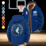 Bold Supporter Nation Winter Fleece Jacket, Cross-Training Thermal Zip HVN1436MT - Navy