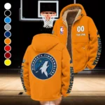 Bold Supporter Nation Winter Fleece Jacket, Cross-Training Thermal Zip HVN1436MT - Orange