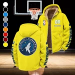 Bold Supporter Nation Winter Fleece Jacket, Cross-Training Thermal Zip HVN1436MT - Yellow