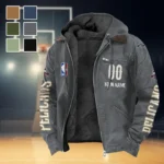 Rising Fan Pride Flannel Hoodie, Loyal Supporter Sport Hoodie HVN1436NO - Gray