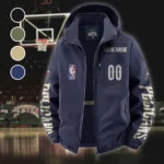 Rising Fan Pride Fleece Windbreaker Jacket, Cross-Training Wind Shell HVN1436NO - Navy