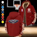 Rising Fan Pride Winter Fleece Jacket, Ski & Snowboard Mid-Layer HVN1436NO - Wine