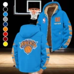 Bold Basketball Lifestyle Winter Fleece Jacket, Winter Endurance Jacket HVN1436NY - Cyan