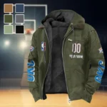 Basketball Energy Family Flannel Hoodie, Rugged Sport Flannel Hoodie HVN1436OC - Green