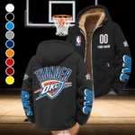 Basketball Energy Family Winter Fleece Jacket, Ultra-Soft Fleece Shell HVN1436OC - Black