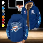 Basketball Energy Family Winter Fleece Jacket, Ultra-Soft Fleece Shell HVN1436OC - Navy