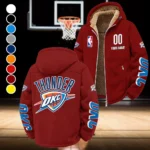 Basketball Energy Family Winter Fleece Jacket, Ultra-Soft Fleece Shell HVN1436OC - Wine