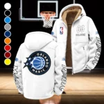 All-Season Hoop Family Winter Fleece Jacket, Heavyweight Plush Fleece HVN1436OM - White