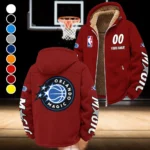 All-Season Hoop Family Winter Fleece Jacket, Heavyweight Plush Fleece HVN1436OM - Wine