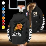 Loyal Fan Culture Winter Fleece Jacket, Luxe Microfleece Pullover HVN1436PS - Black