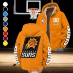 Loyal Fan Culture Winter Fleece Jacket, Luxe Microfleece Pullover HVN1436PS - Orange