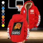 Loyal Fan Culture Winter Fleece Jacket, Luxe Microfleece Pullover HVN1436PS - Red