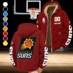 Loyal Fan Culture Winter Fleece Jacket, Luxe Microfleece Pullover HVN1436PS - Wine