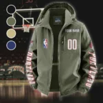 Rising Court Crew Fleece Windbreaker Jacket, Anti-Pill Wind-Blocking Fleece HVN1436PT - Green
