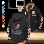 Rising Court Crew Winter Fleece Jacket, Anti-Pill Thermal Fleece HVN1436PT - Black