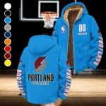 Rising Court Crew Winter Fleece Jacket, Anti-Pill Thermal Fleece HVN1436PT - Cyan