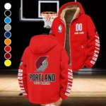 Rising Court Crew Winter Fleece Jacket, Anti-Pill Thermal Fleece HVN1436PT - Red